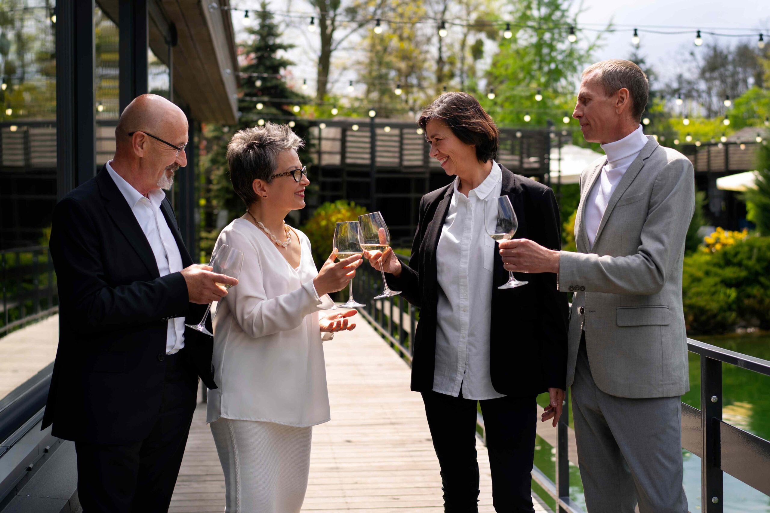 corporate networking event professional guests